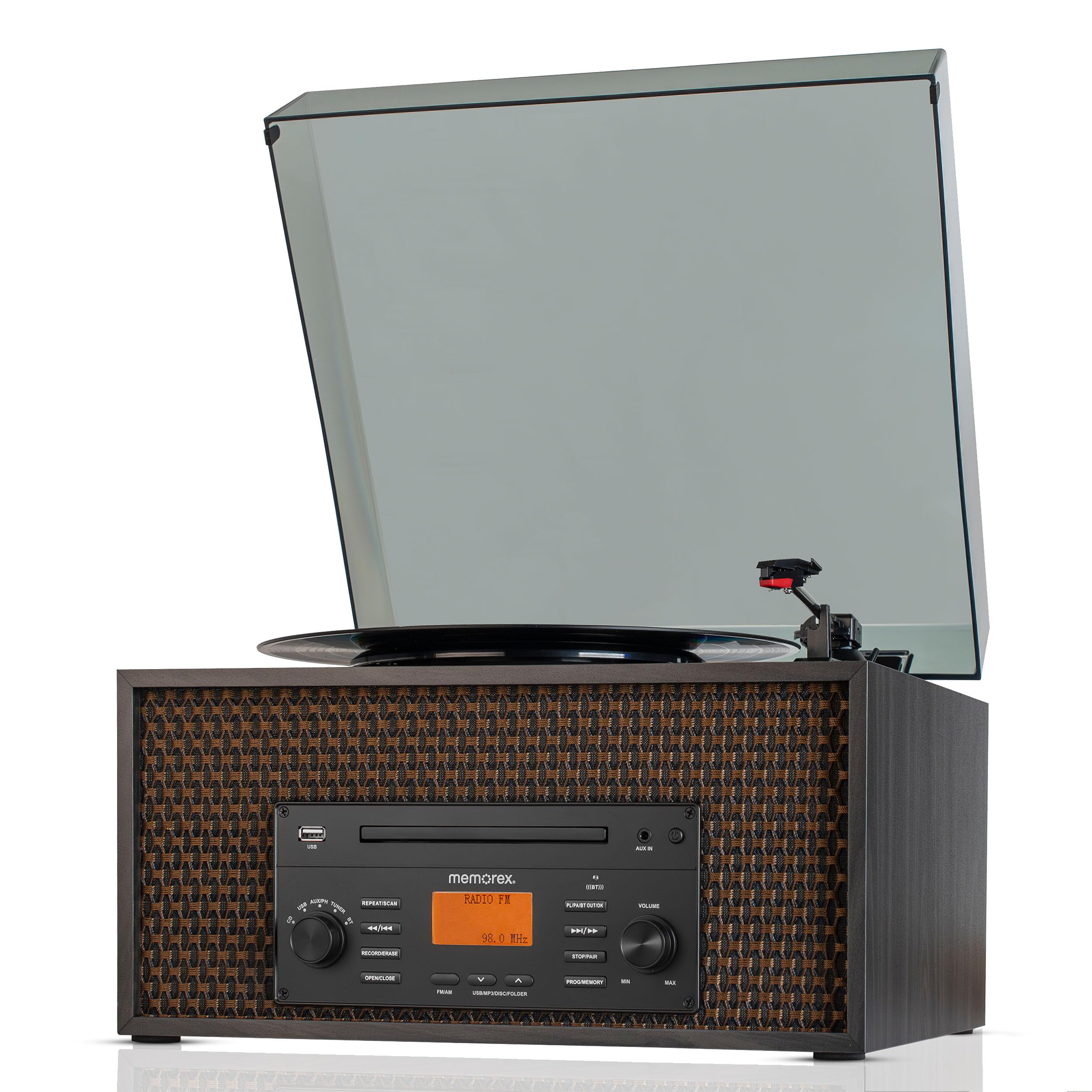 Amazon.com: Memorex MX-TT700 | 7-in-1 Nostalgic Wooden Music